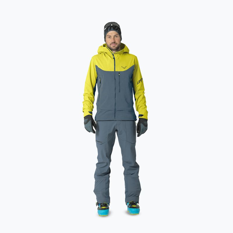 Мъжко яке за скитуринг DYNAFIT Radical Softshell golden lime 2