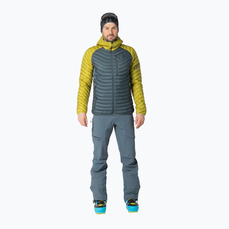 Мъжко пухено яке DYNAFIT Radical Down RDS Hooded golden lime 2