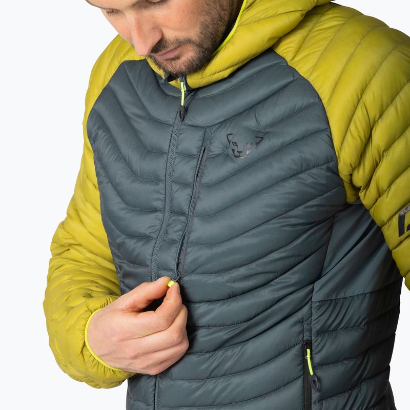 Мъжко пухено яке DYNAFIT Radical Down RDS Hooded golden lime 5