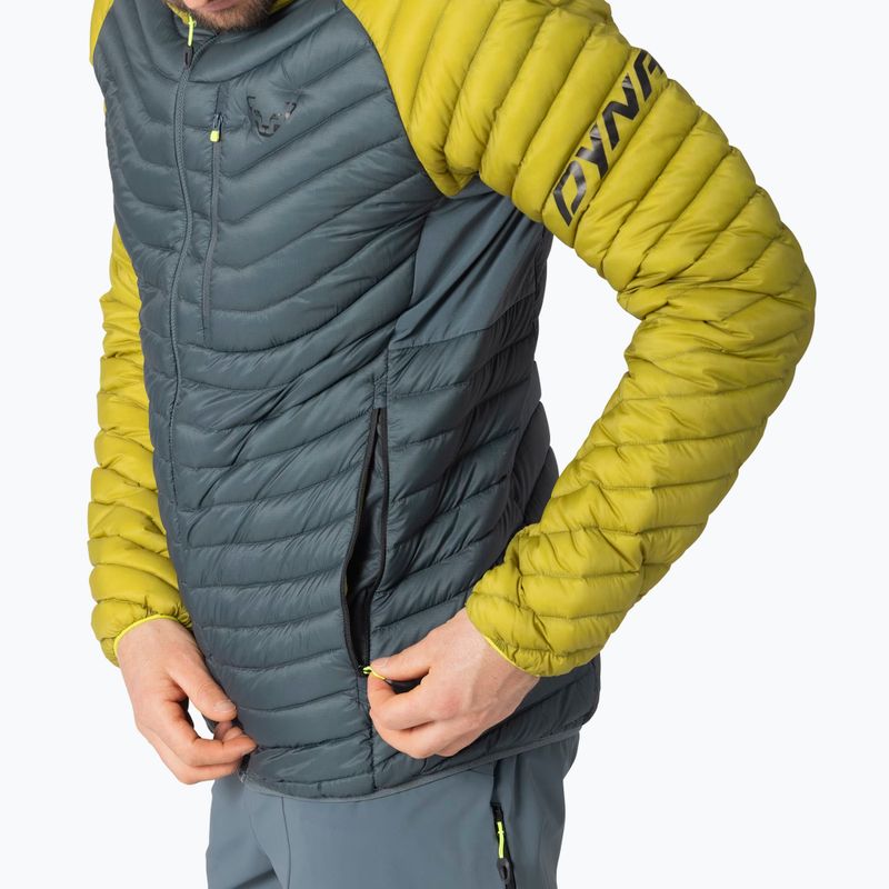Мъжко пухено яке DYNAFIT Radical Down RDS Hooded golden lime 6