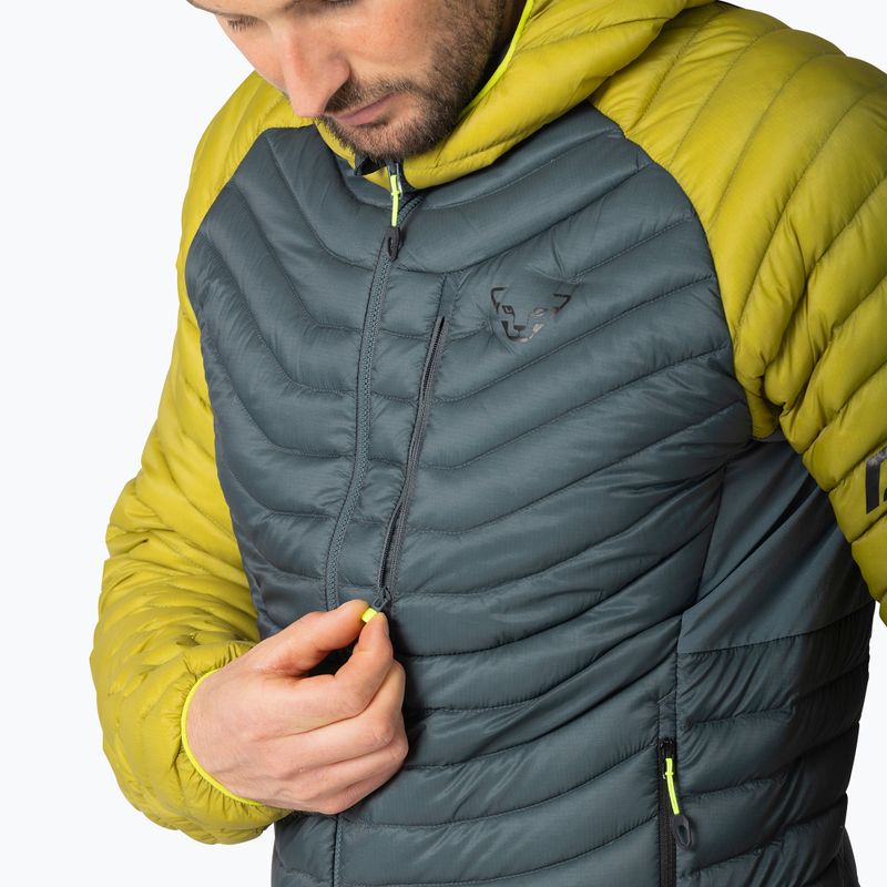 Мъжко пухено яке DYNAFIT Radical Down Hooded golden lime/0720 3