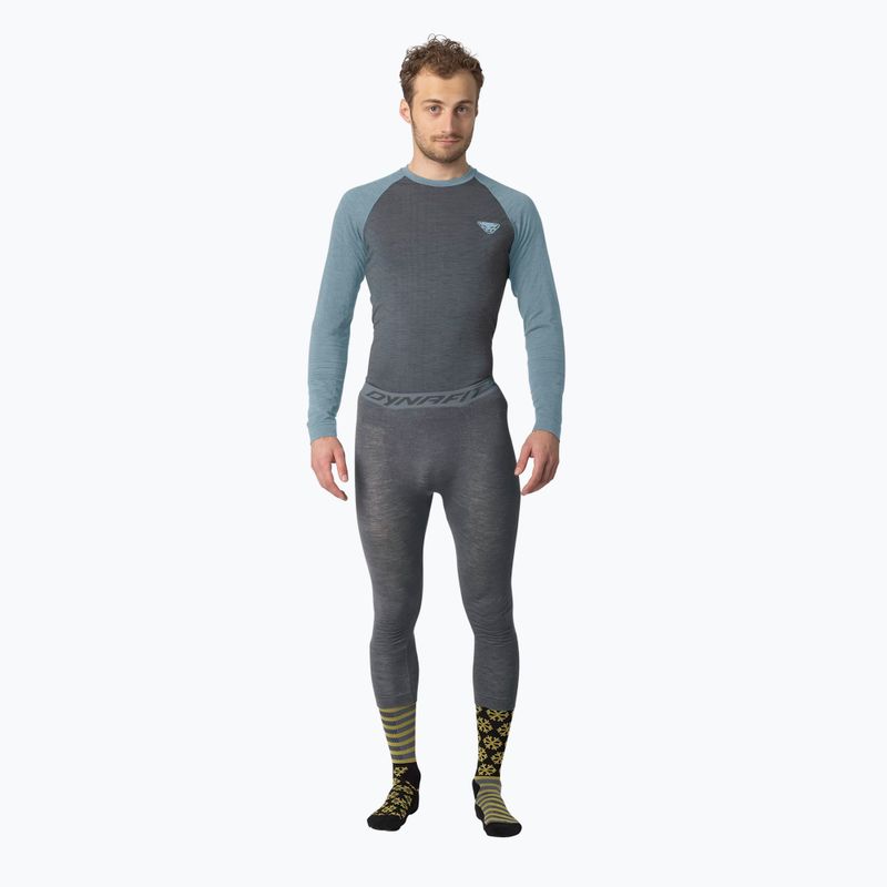 Мъжка термоактивна блуза DYNAFIT Tour Light Merino smoke blue 2