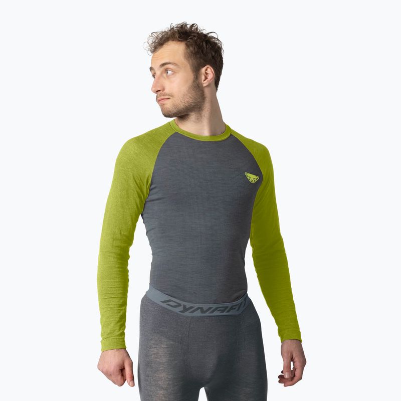 Мъжка термоактивна блуза DYNAFIT Tour Light Merino golden lime