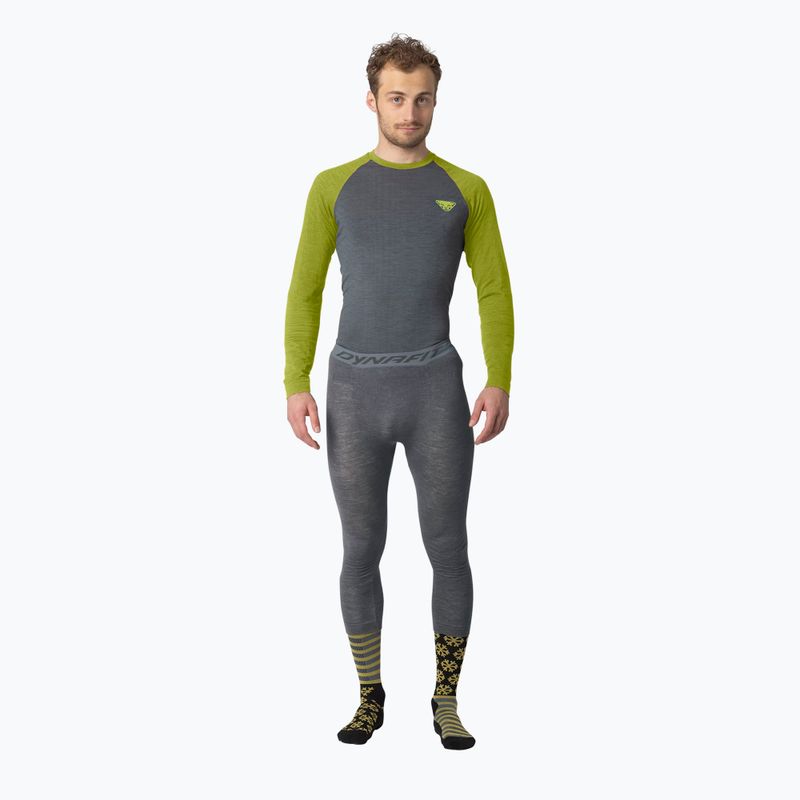 Мъжка термоактивна блуза DYNAFIT Tour Light Merino golden lime 2