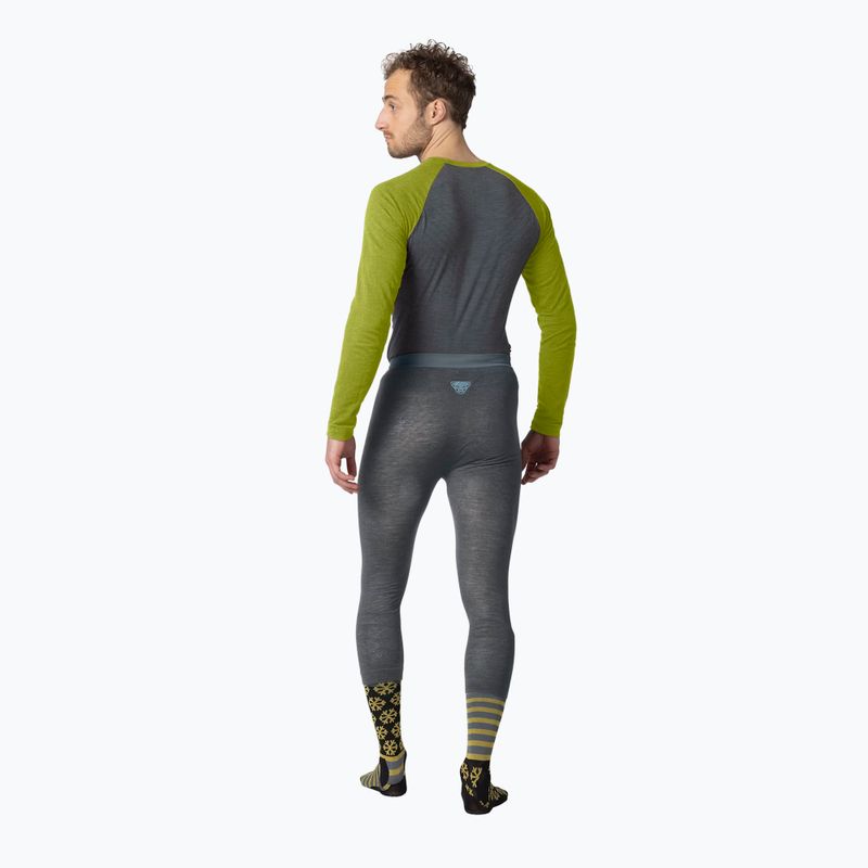 Мъжка термоактивна блуза DYNAFIT Tour Light Merino golden lime 3