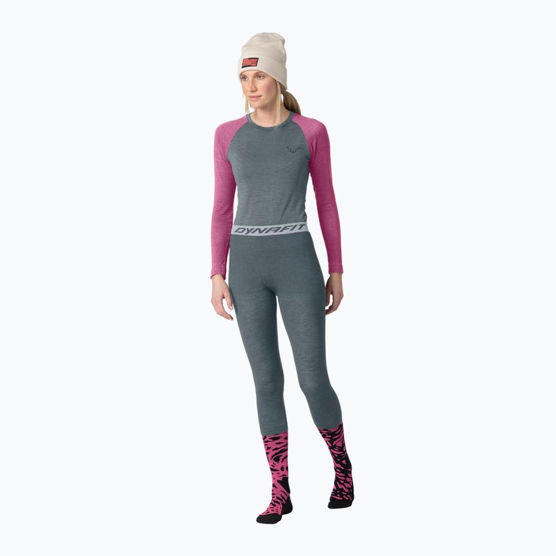 Дамска термоактивна блуза DYNAFIT Tour Light Merino magenta 2
