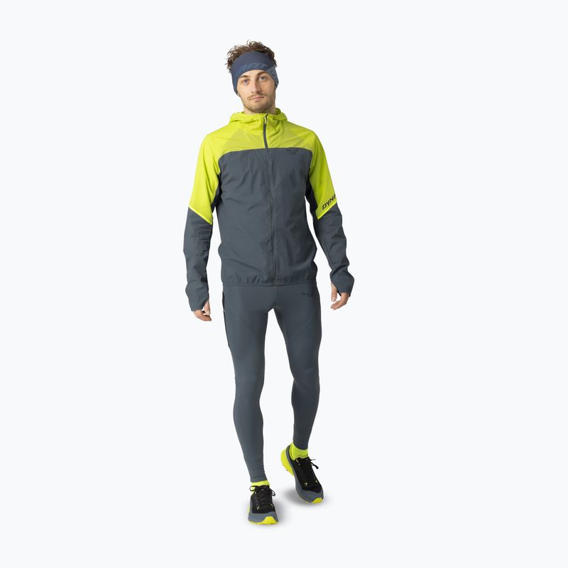 Мъжко яке за бягане DYNAFIT Alpine Wind ultra yellow 2