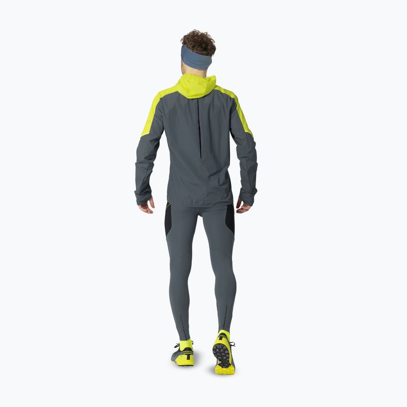 Мъжко яке за бягане DYNAFIT Alpine Wind ultra yellow 3