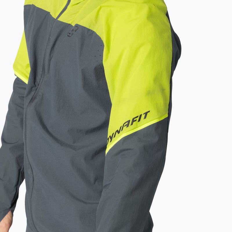 Мъжко яке за бягане DYNAFIT Alpine Wind ultra yellow 5