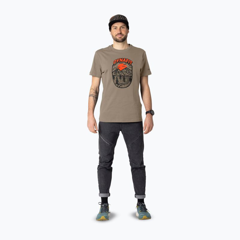 Мъжка тениска DYNAFIT Graphic CO fallen rock/horizon 2