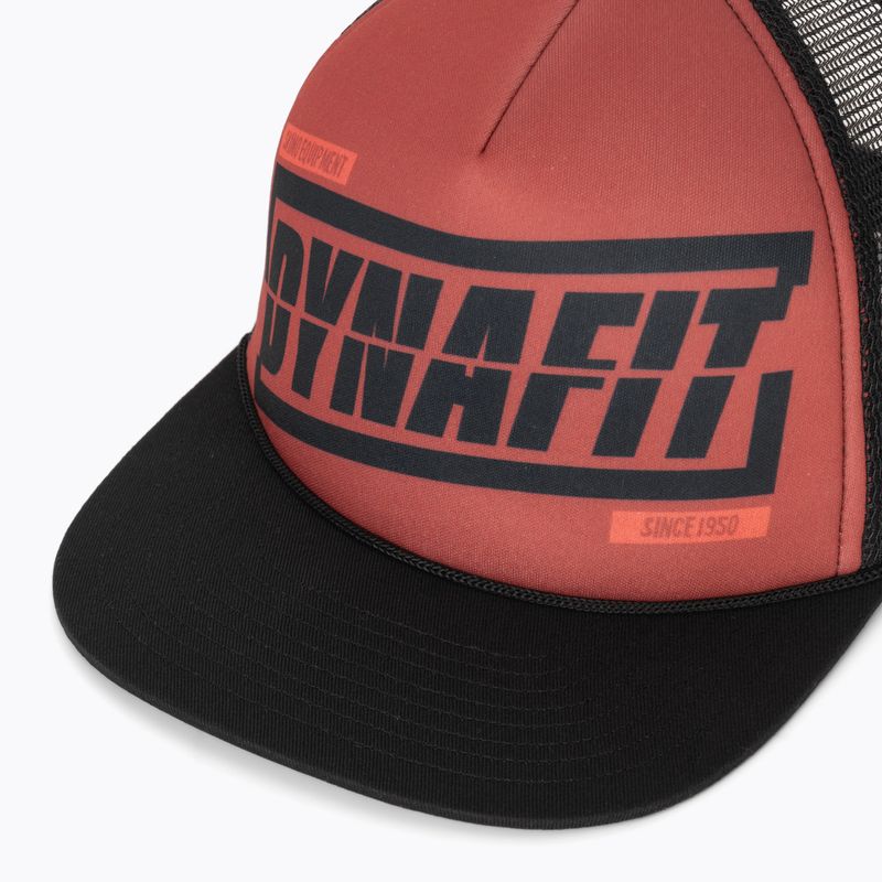 Шапка с козирка DYNAFIT Graphic Trucker mineral red/tabloid 3