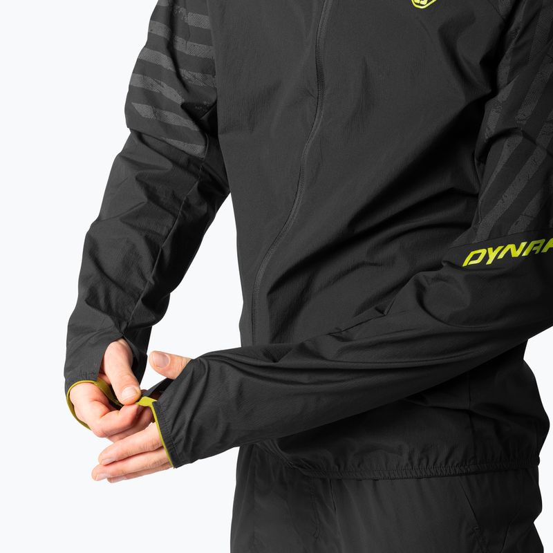 Мъжко яке за бягане DYNAFIT Trail Reflective Wind black out/5A30 6