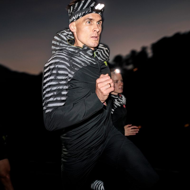 Мъжко яке за бягане DYNAFIT Trail Reflective Wind black out/5A30 9