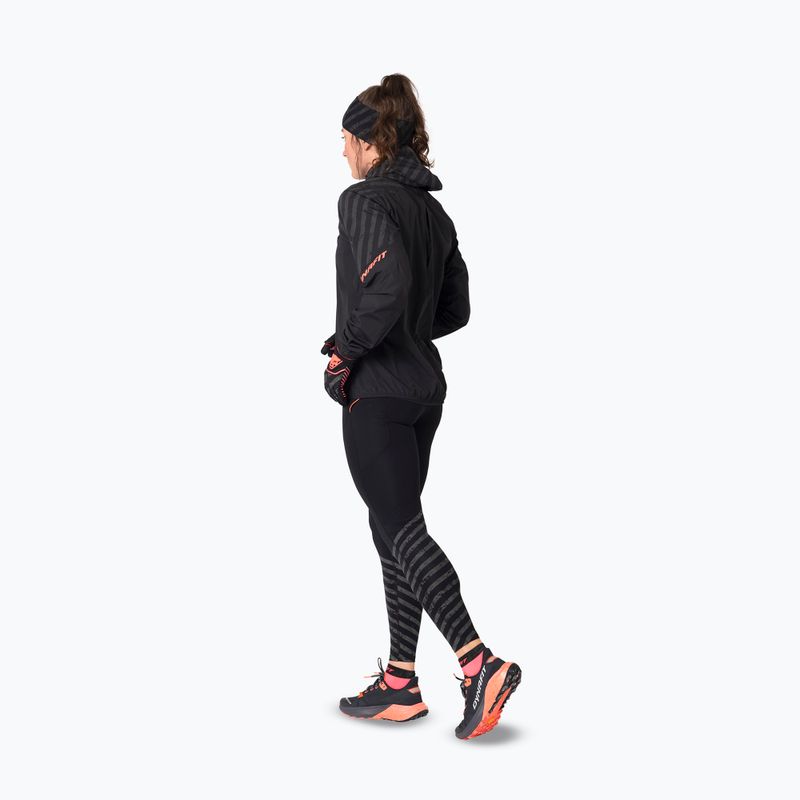 Дамско яке за бягане DYNAFIT Trail Reflective Wind black out/6A10 3
