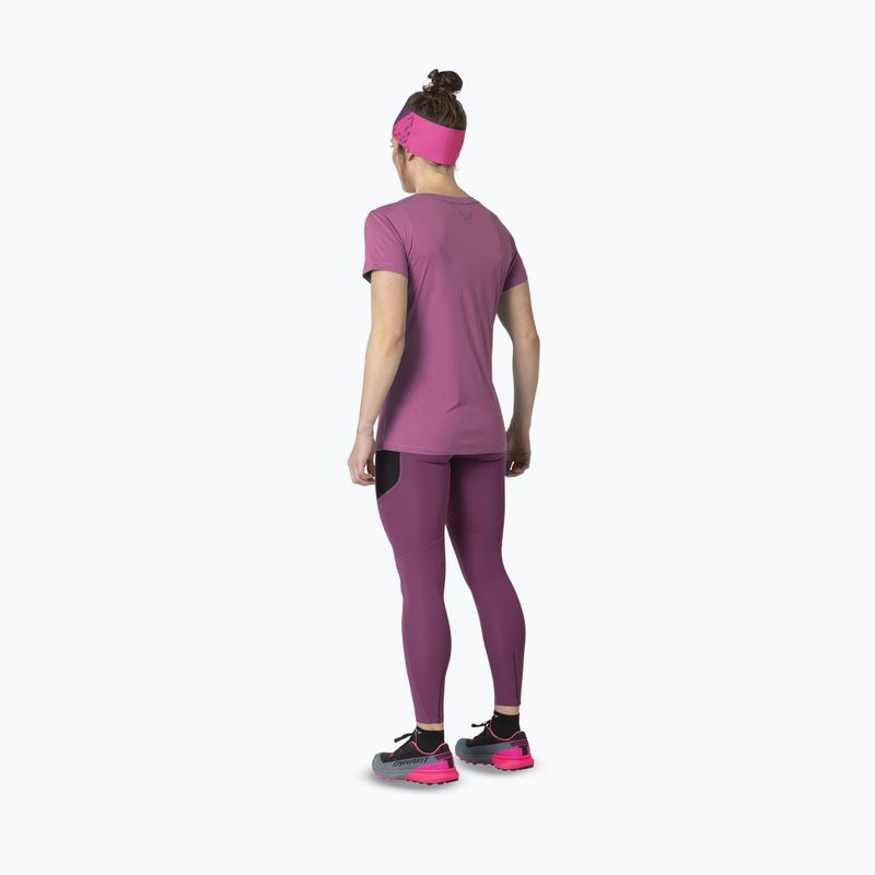 Дамска туристическа тениска DYNAFIT Traverse 2 magenta 3