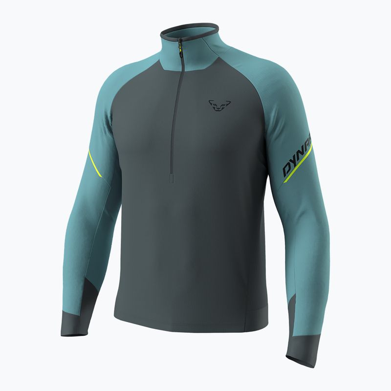 Мъжки суитшърт за бягане DYNAFIT Alpine 1/2 Zip Tee smoke blue/0720 4
