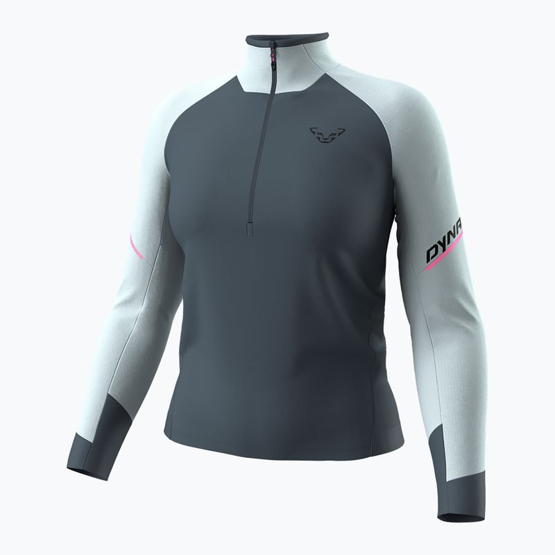 Дамски суичър за бягане DYNAFIT Alpine 1/2 Zip Tee cloud blue/0720 6