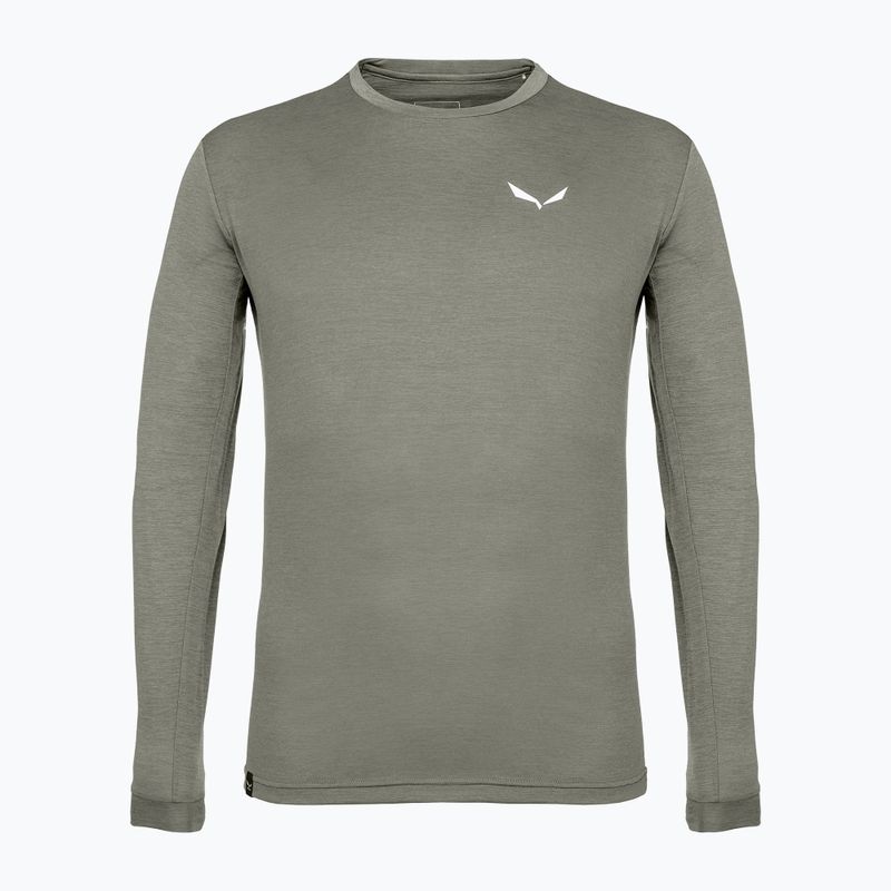 Мъжка блуза с дълъг ръкав Salewa Puez Melange Dry faded green melange