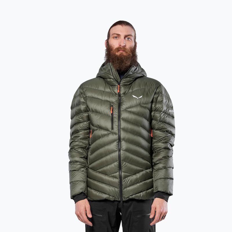 Мъжко пухено яке Salewa Ortles Med 3 Rds Dwn faded green