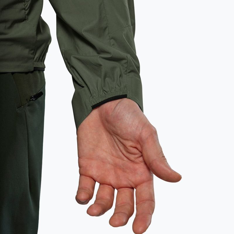 Мъжко яке против вятър Salewa Pedroc Wind Hood faded green 7