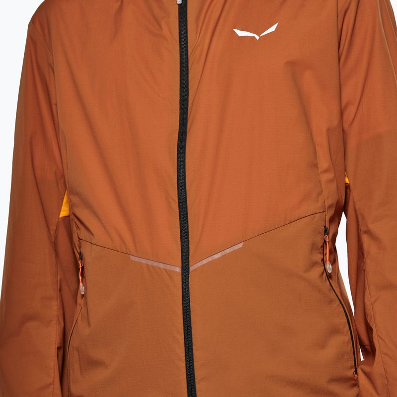 Мъжко яке против вятър Salewa Pedroc Wind Hood bombay brown 4