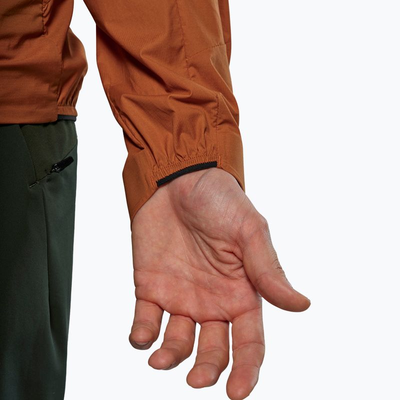 Мъжко яке против вятър Salewa Pedroc Wind Hood bombay brown 7