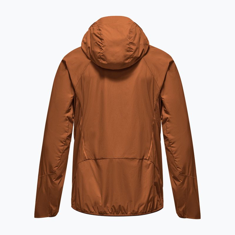 Мъжко ветроустойчиво яке Salewa Pedroc Wind Hood bombay brown 9