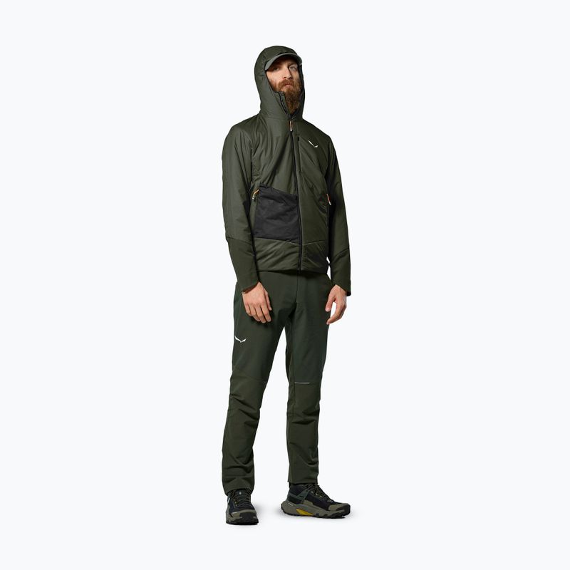 Мъжко хибридно яке Salewa Pedroc Tirol Wool Air Hybrid dark olive 2