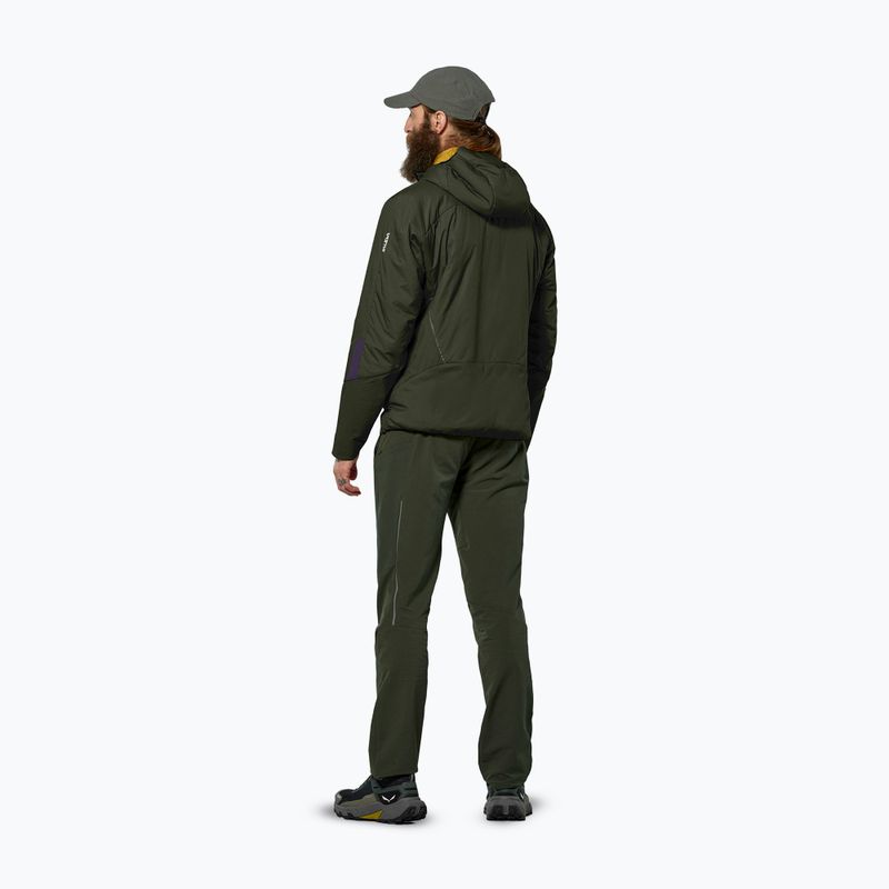 Мъжко хибридно яке Salewa Pedroc Tirol Wool Air Hybrid dark olive 3