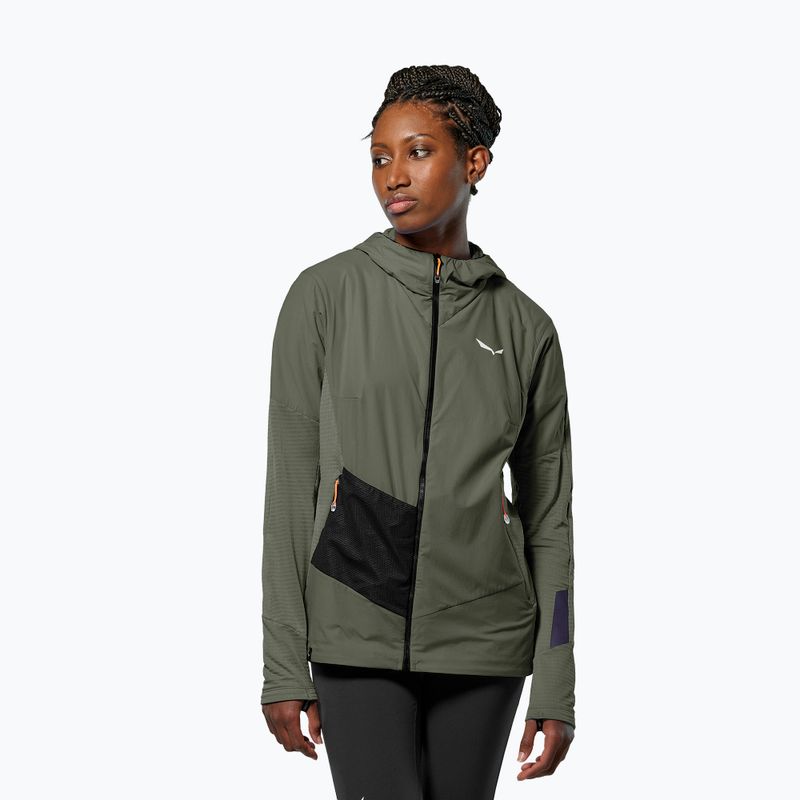 Дамско ветрозащитно яке Salewa Pedroc Polarlite Wind Hood faded green