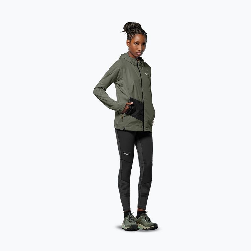 Дамско ветрозащитно яке Salewa Pedroc Polarlite Wind Hood faded green 2
