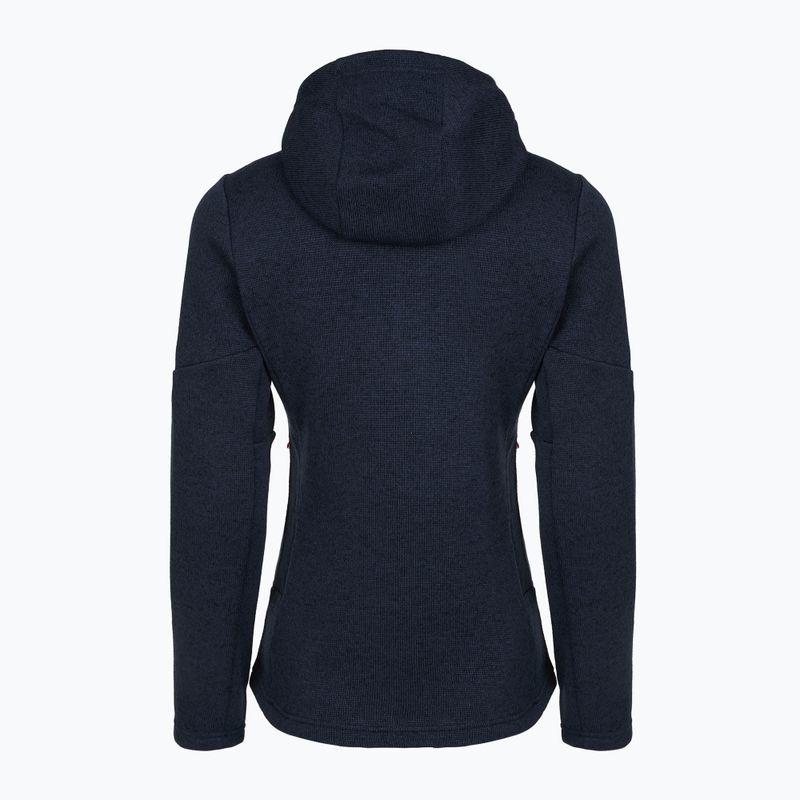 Мъжка туристическа поларна качулка Salewa Puez Rocca Polarlite Hood navy blazer 2