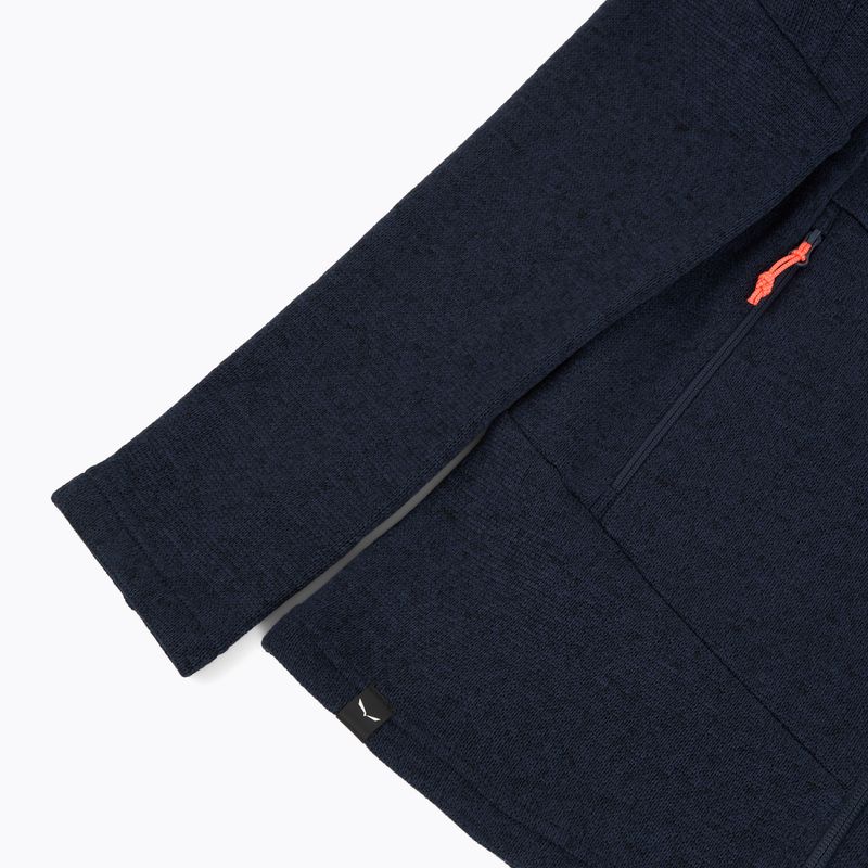 Мъжка туристическа поларна качулка Salewa Puez Rocca Polarlite Hood navy blazer 4