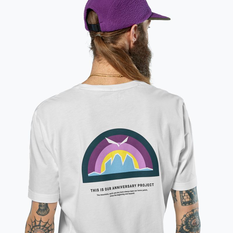 Мъжка тениска Salewa Eagle Anniversary optical white 4