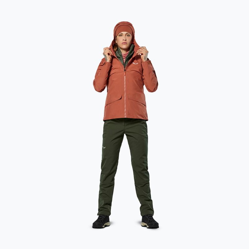 Дамско непромокаемо яке Salewa Puez GTX 2L EPE etruscan red 2