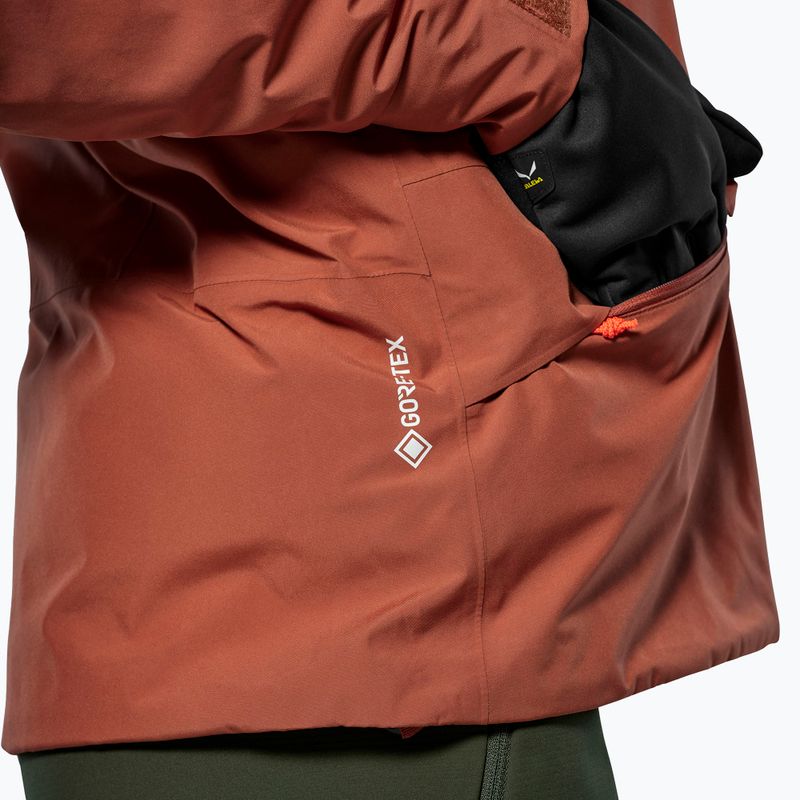 Дамско непромокаемо яке Salewa Puez GTX 2L EPE etruscan red 4