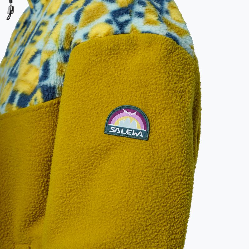 Суитшърт Salewa Eagle Anniversary с цип цялостен olive oil 7