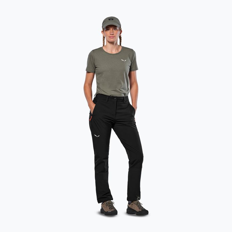 Дамски софтшел панталони Salewa Puez Dolomia 2 black out 2