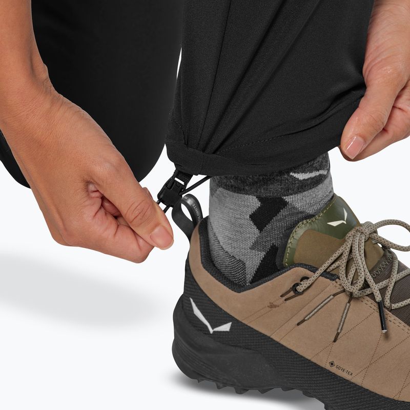 Дамски софтшел панталони Salewa Puez Dolomia 2 black out 6