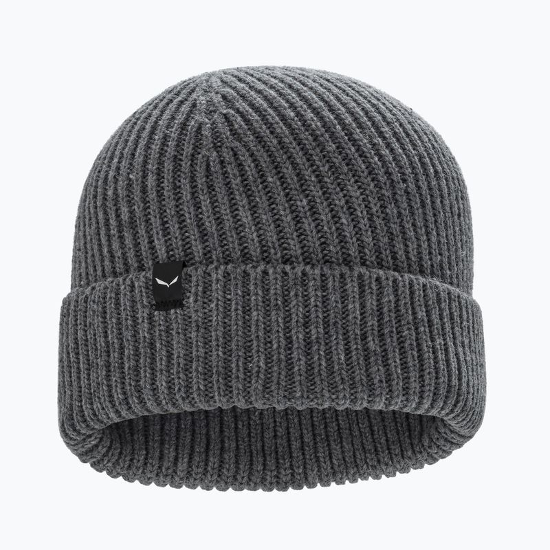 Зимна шапка Salewa Re-Zebru Knit light grey melange