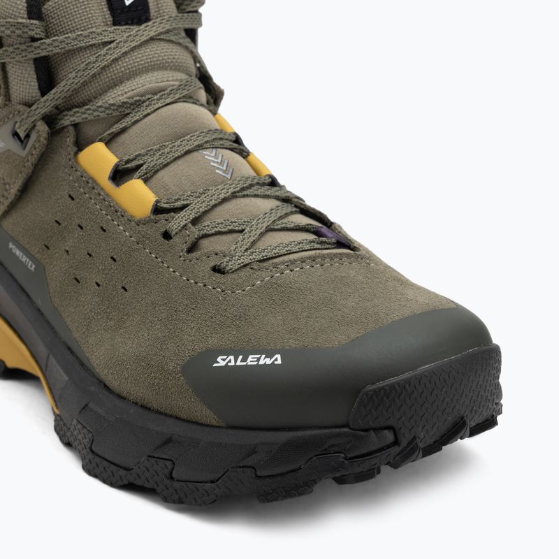 Мъжки обувки за трекинг Salewa Pedroc 2 Leather Mid PTX faded green/dark olive 7