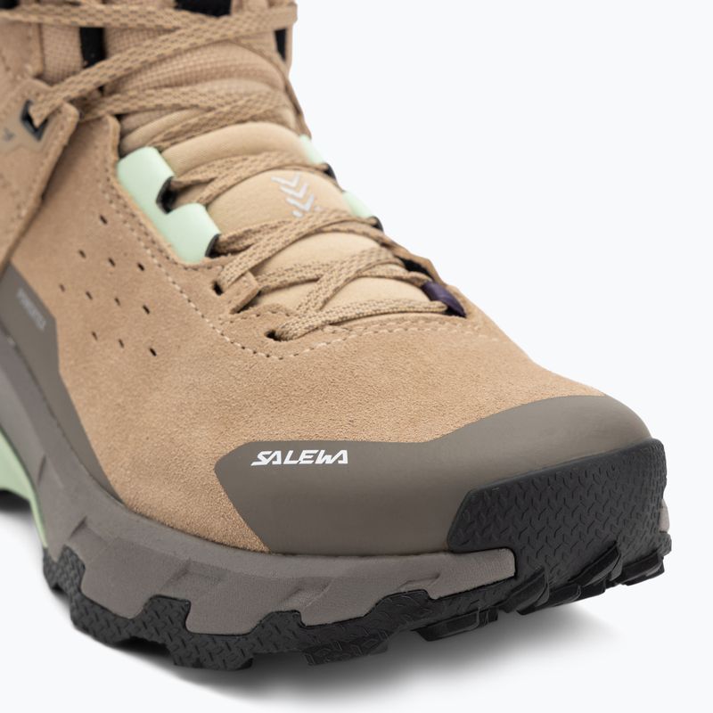 Дамски обувки за трекинг Salewa Pedroc 2 Leather Mid PTX quicksand/bungee cord 7