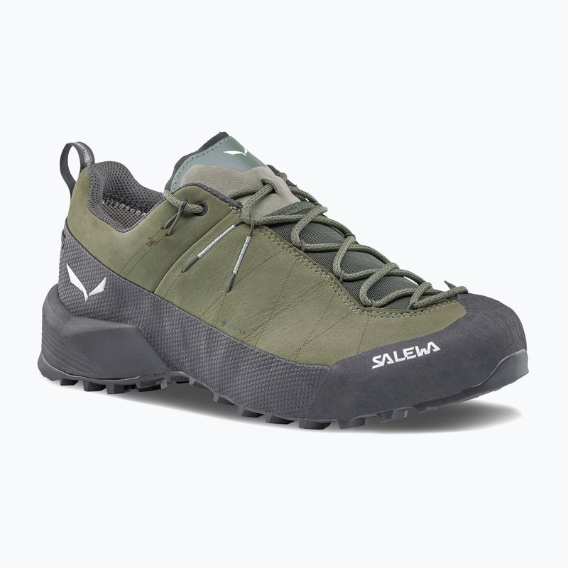 Мъжки обувки за преходи Salewa Wildfire Leather 2 GTX faded green/black 8
