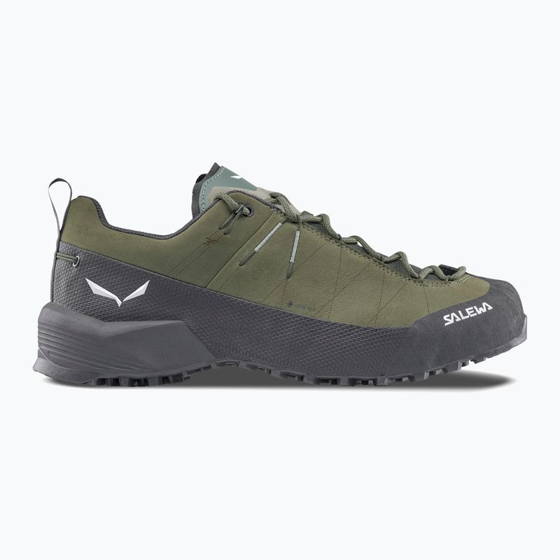 Мъжки обувки за преходи Salewa Wildfire Leather 2 GTX faded green/black 9