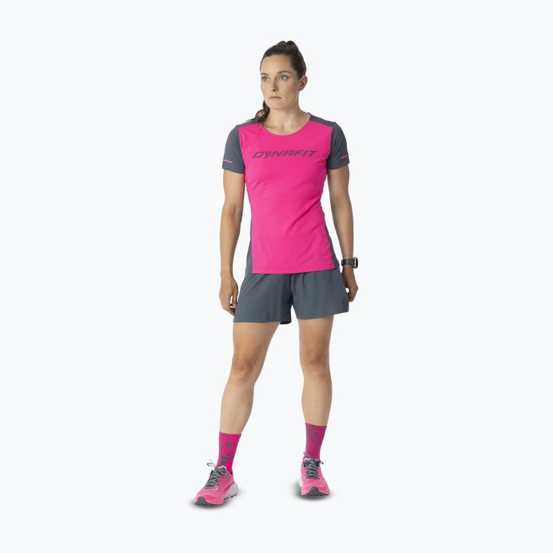 Дамска тениска за бягане DYNAFIT Alpine 2 Tee pink glo 2