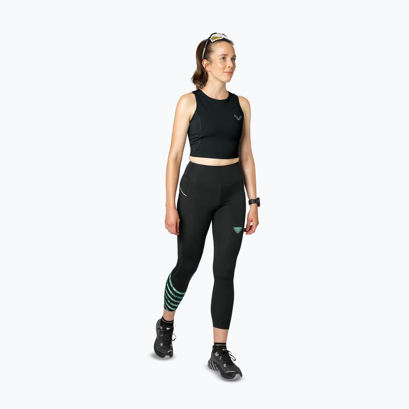Дамска тениска за бягане DYNAFIT Trail Crop Top black 2