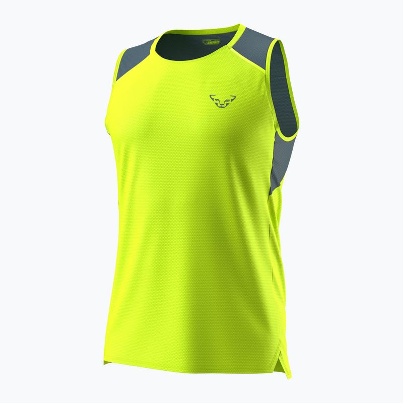 Мъжка тениска за бягане DYNAFIT Sky Tank ultra yellow 4