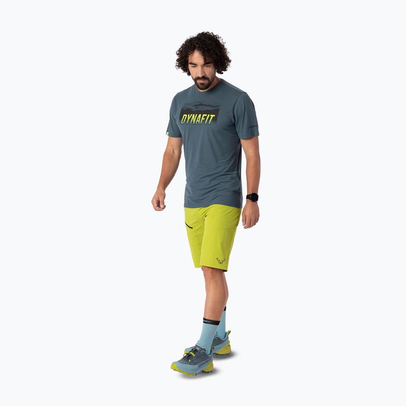 Мъжка тениска за трекинг DYNAFIT Transalper Graphic cinder/5a30 2