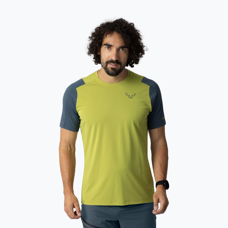 Мъжка тениска за трекинг DYNAFIT Transalper golden lime/0720
