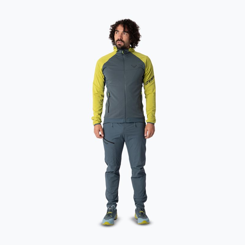 Мъжки трекинг суитшърт DYNAFIT Transalper Thermal Hoody golden lime/0720 2